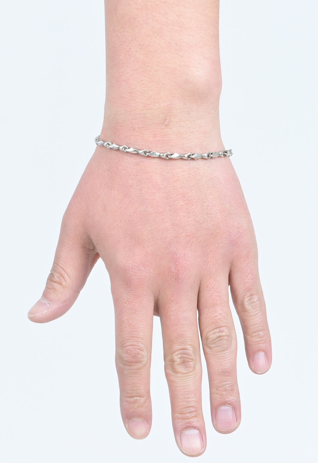 Spanish 1980s silver chain bracelet