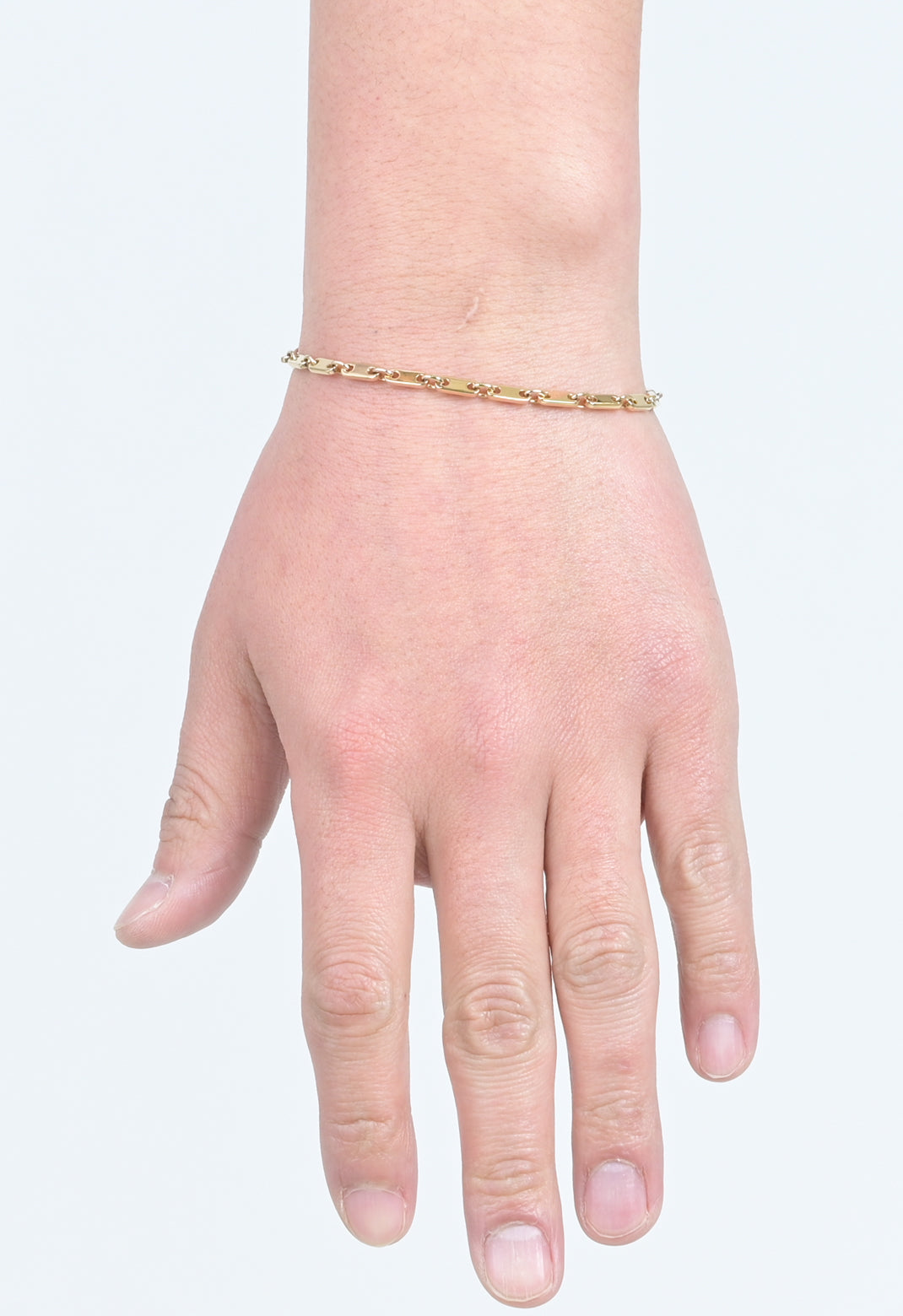 Cartier / French 1998s yellow gold (750) figaro bracelet
