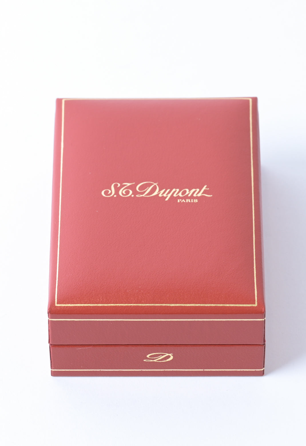 S.T. Dupont / France 1970-80s silver×gold tie-bar with chain