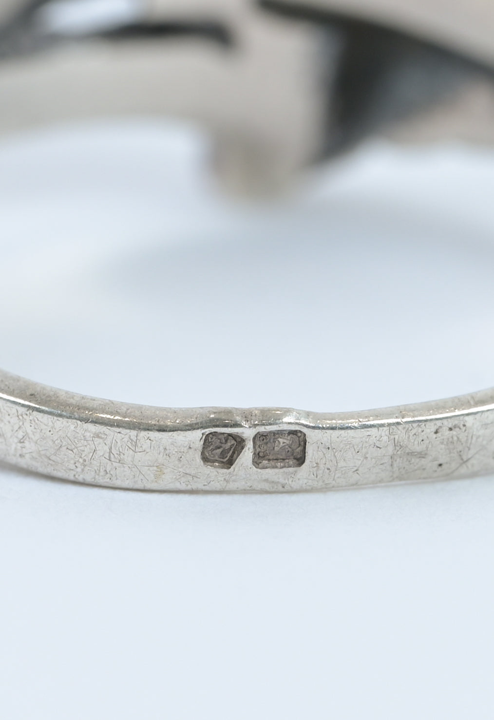 Portugal 1970s silver vermeil marcasite Ring