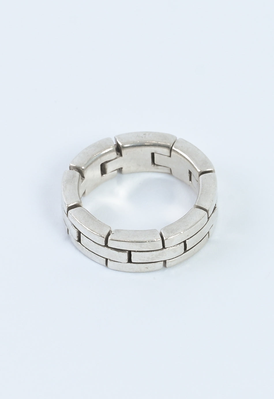 Netherlands 1980s silver moving ring