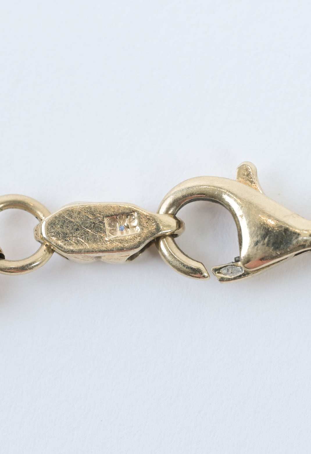 Italy 1980s 9ct gold & silver two-tone twist link bracelet