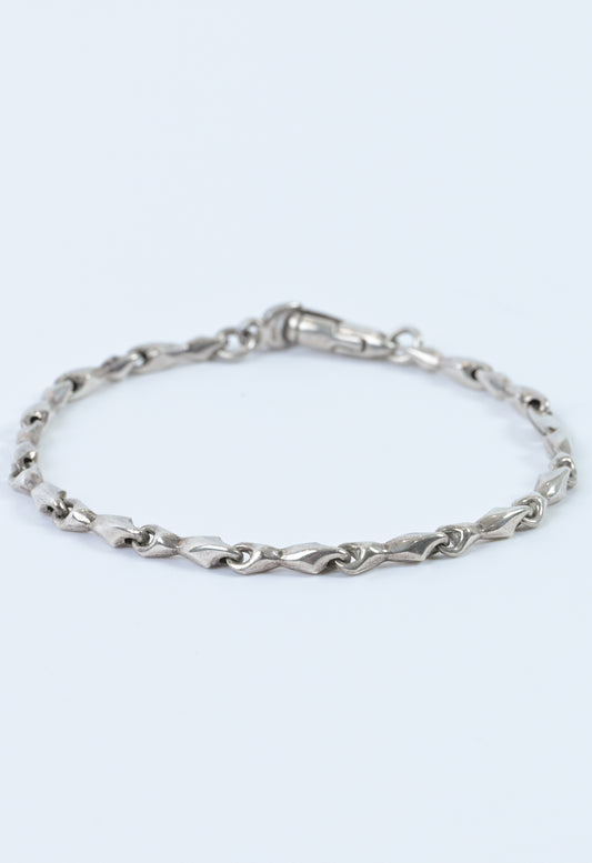 Spanish 1980s silver chain bracelet