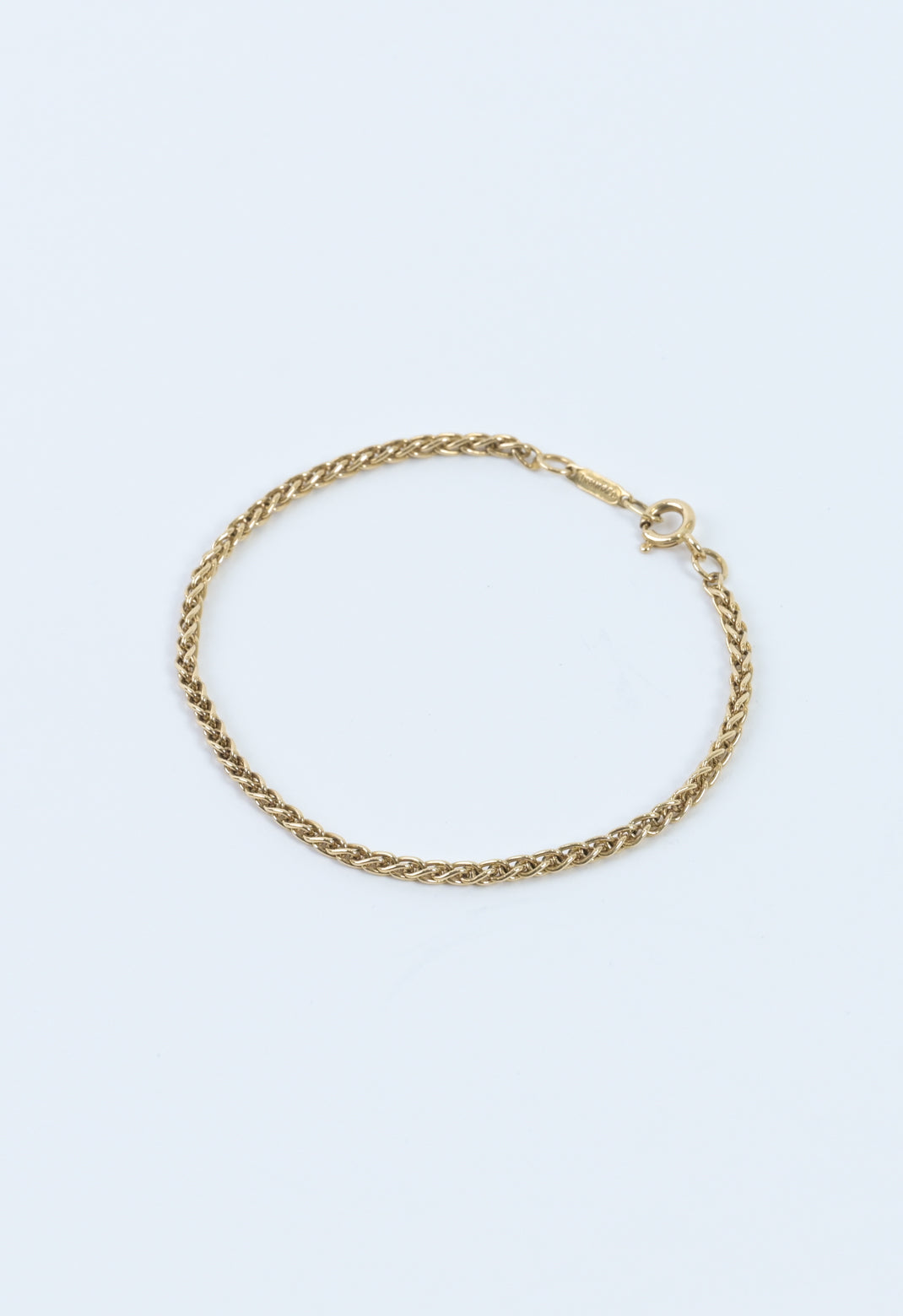 Tiffany & Co. / Italy 1990s yellow gold (750) rope bracelet