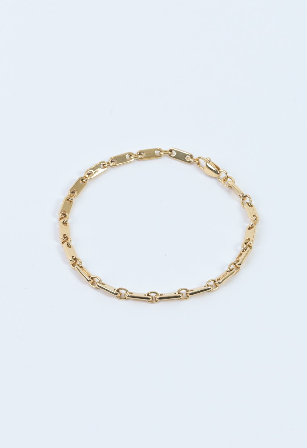 Cartier / French 1998s yellow gold (750) figaro bracelet