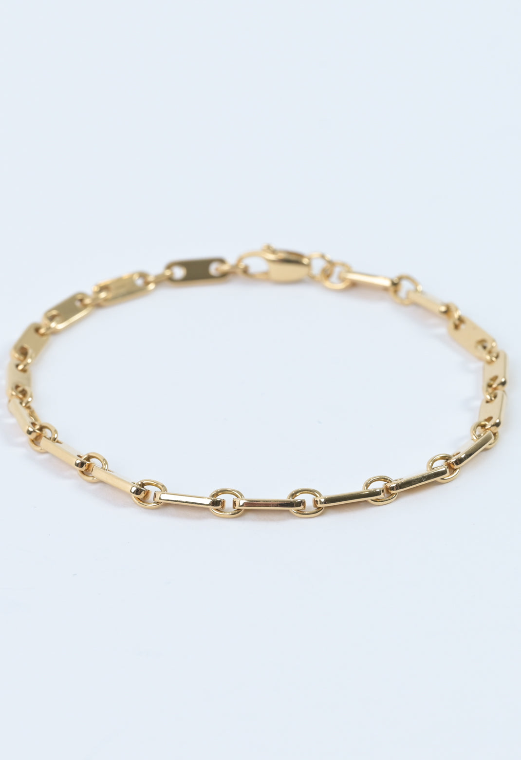 Cartier / French 1998s yellow gold (750) figaro bracelet