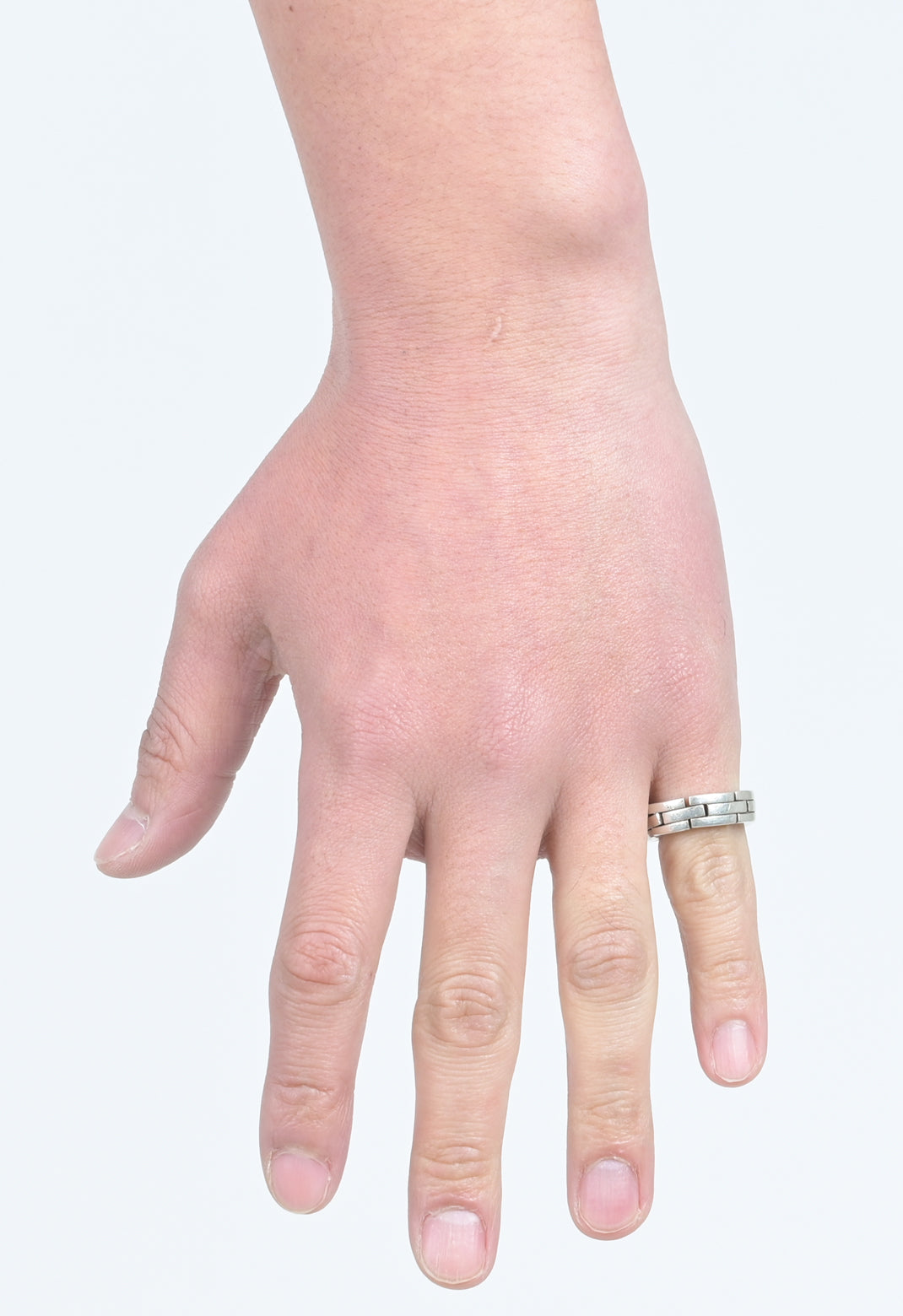Netherlands 1980s silver moving ring