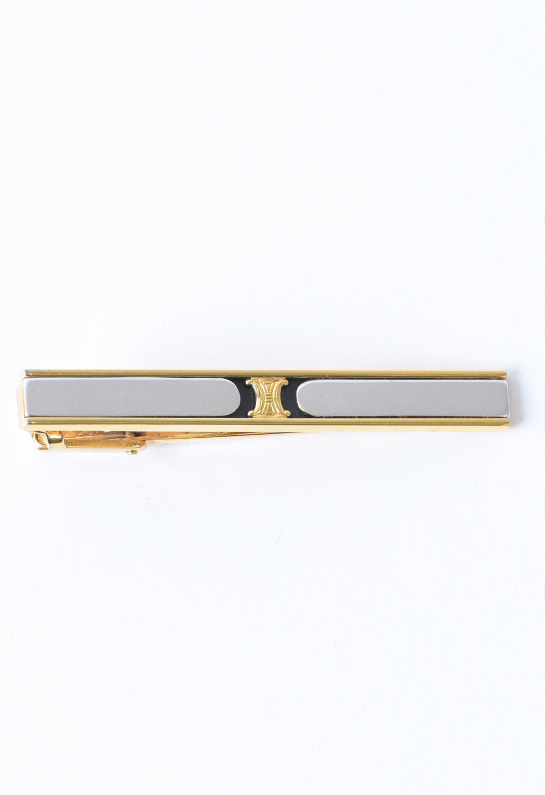 Celine / europe 1980-90s triomphe brass tie-bar