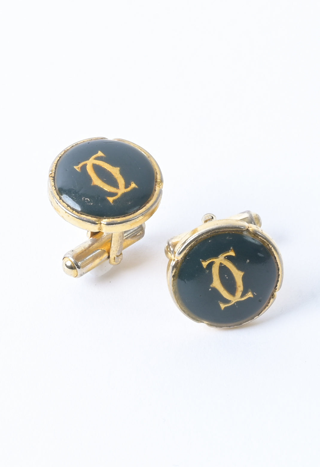 Cartier / France 1990s c motif cufflinks