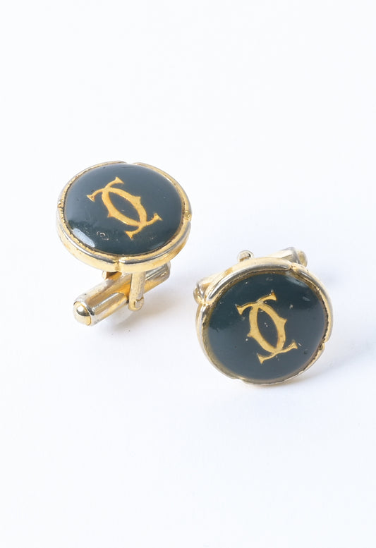 Cartier / France 1990s c motif cufflinks