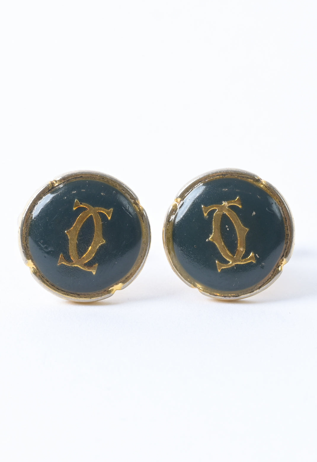 Cartier / France 1990s c motif cufflinks