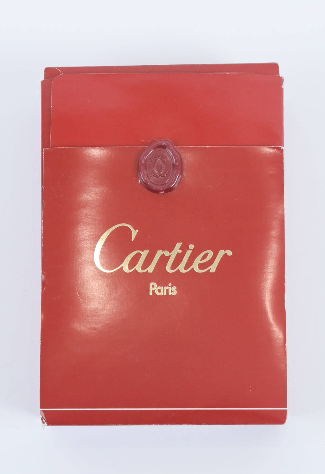 Cartier / Swiss 1970s must de cartier guilloché pattern brass lighter