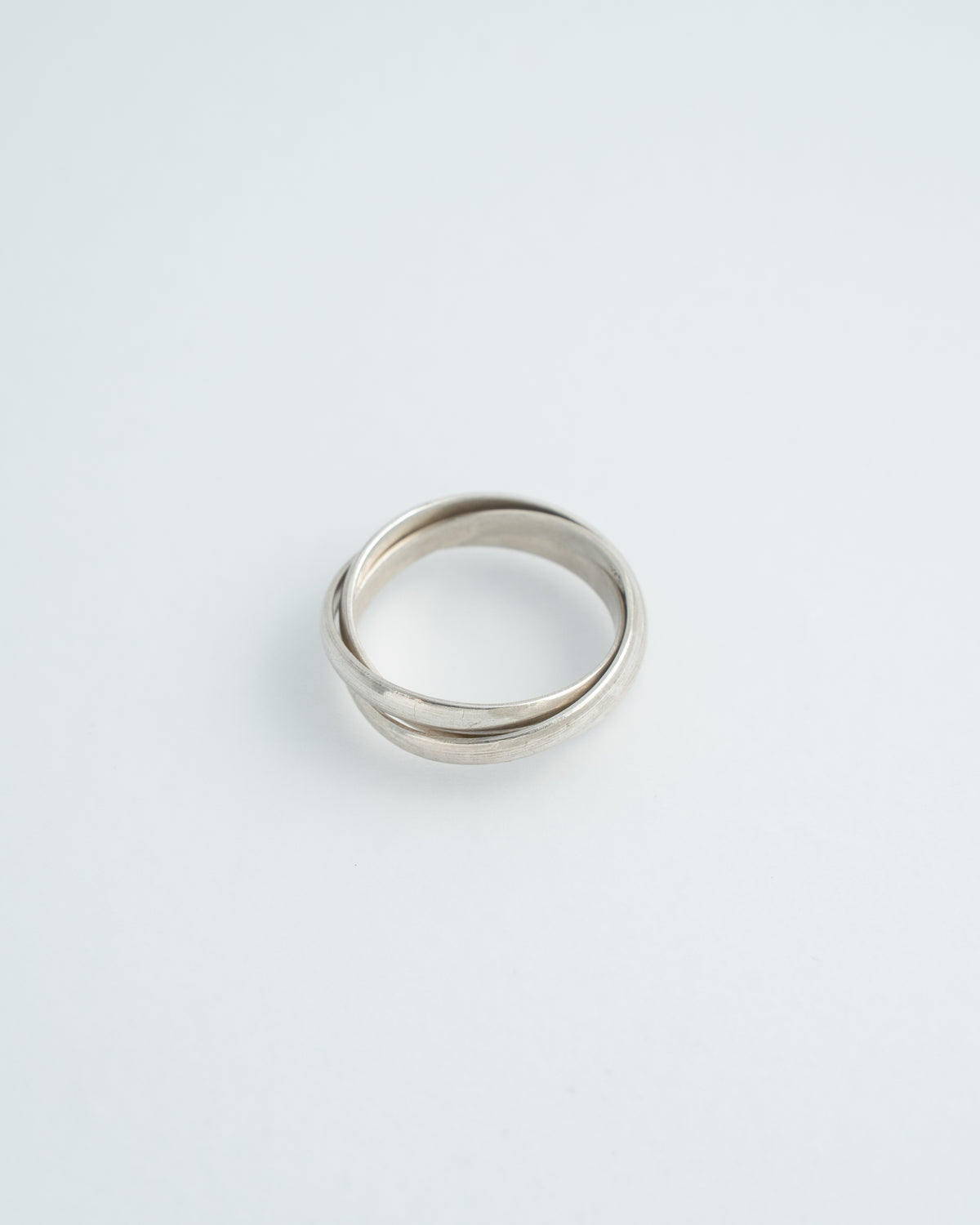 UK Triple Band Silver Ring (Slim)
