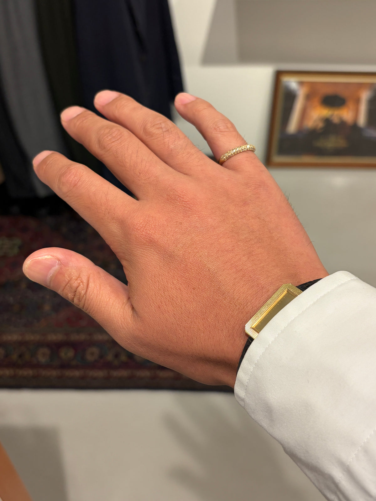 18K Pavé Diamond Ring